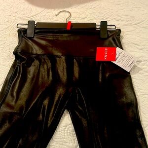 Spank NWT black Faux legging Medium